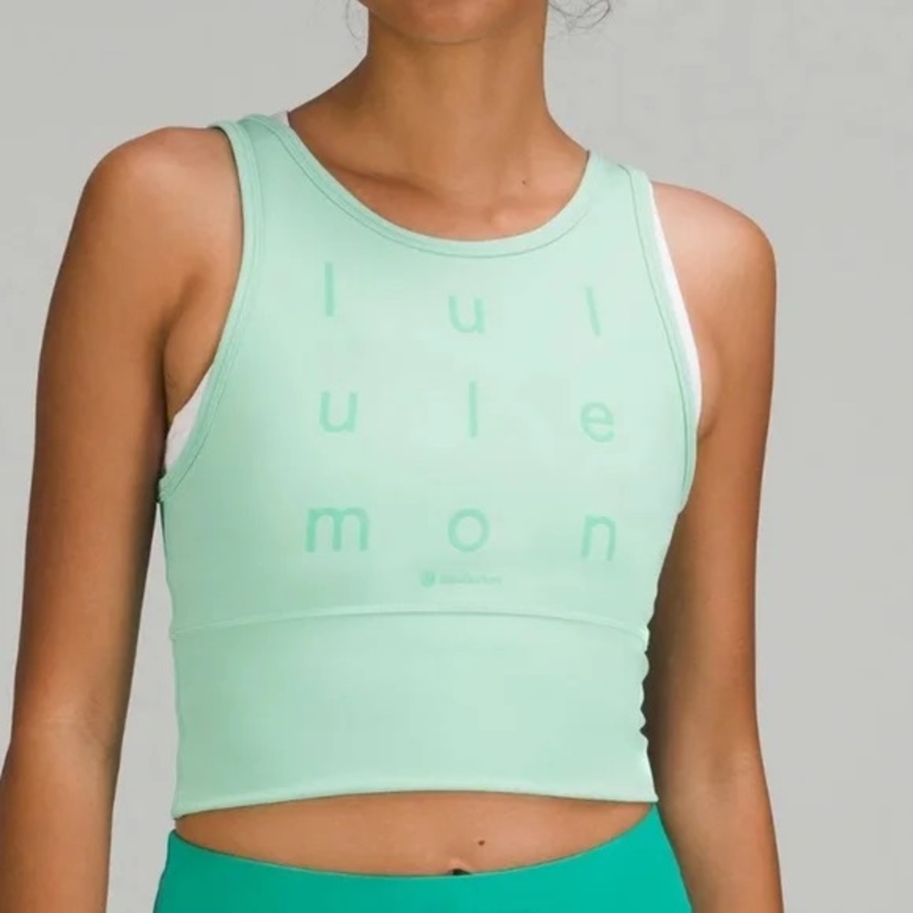 Lululemon Wild Mint Power Pivot Tank Top Size 6
